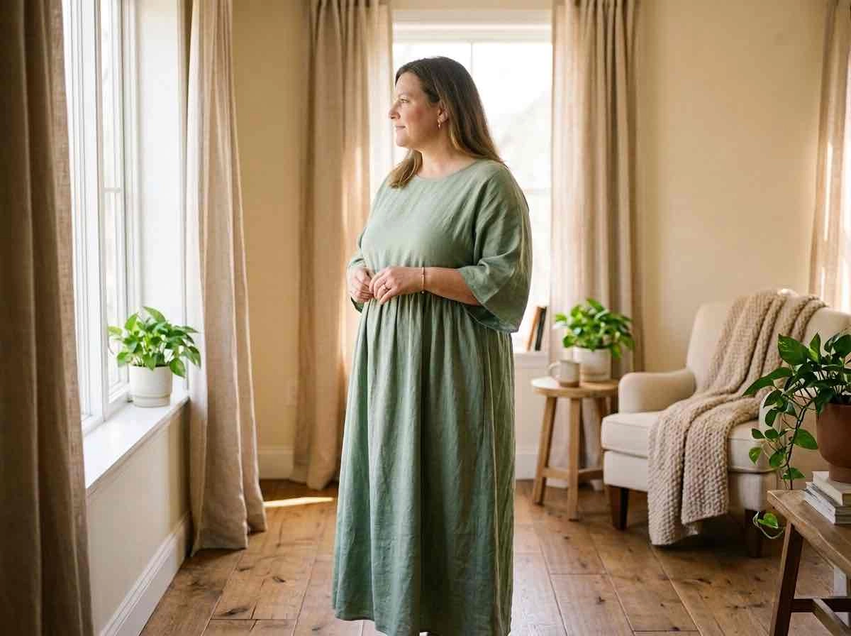 Как одеваться после 50, если есть живот