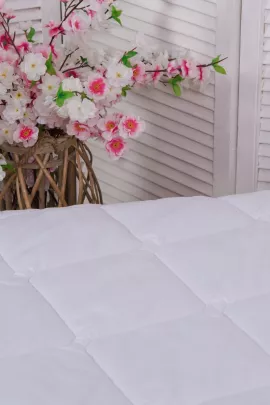 Одеяло "Лебяжий пух" всесезонное микрофибра (бел) детское