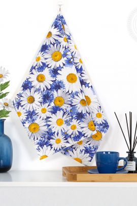 Полотенце кухонное из рогожки "Летний букет" пкр.50.70 50х70 пкр.50.70