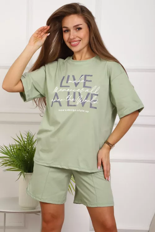 Костюм женский с шортами 20524