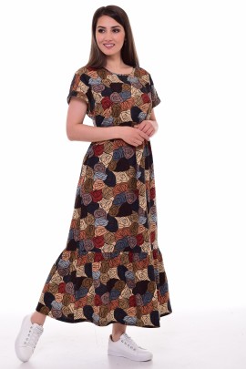 Платье женское 4-082 (терракотовый)