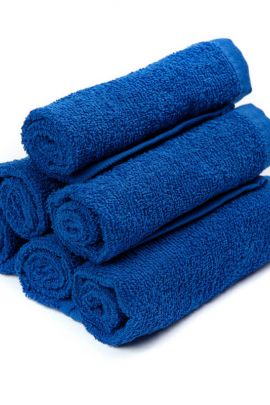 Салфетка махровая - Ярко-синий