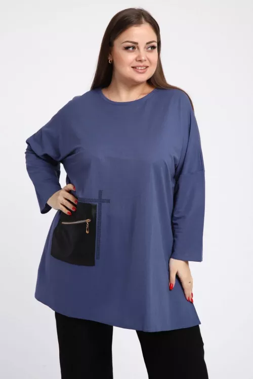 Туника 266260 синий последний размер