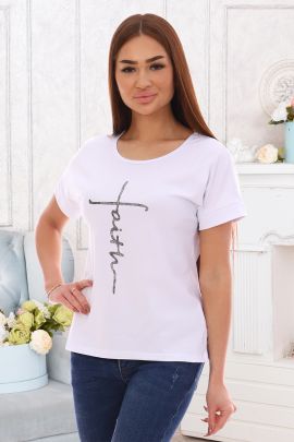 Файт (белый) футболка женская