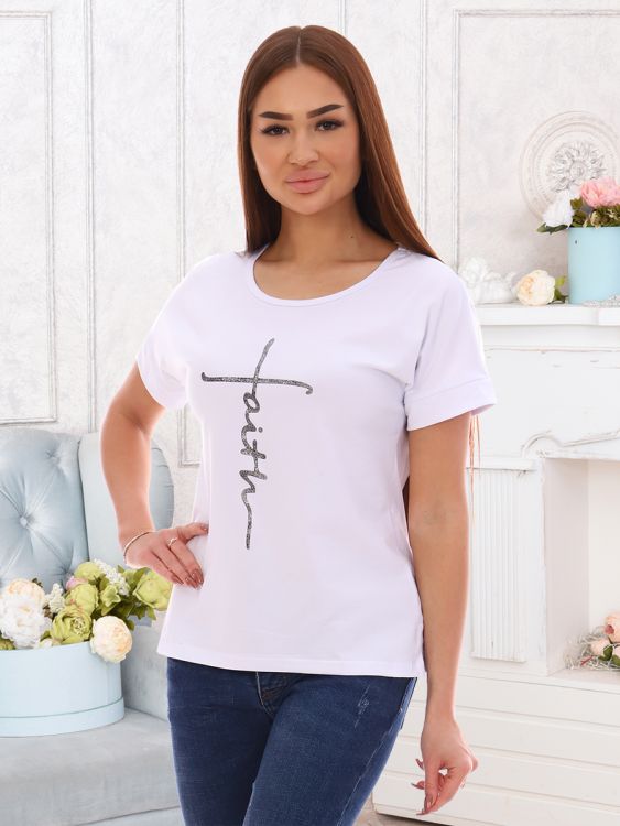 Файт (белый) футболка женская