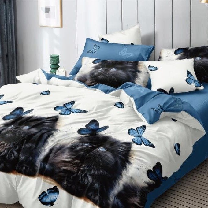 Постельное белье поплин эксклюзив на молнии - Мурзик