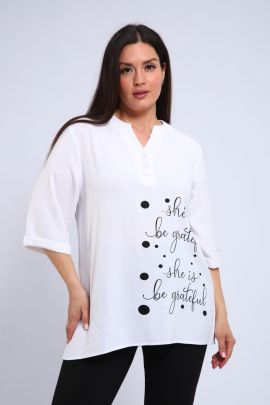 Туника 491467 белый последний размер