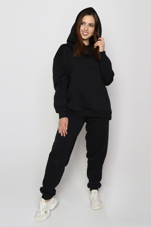 Брюки "Oversize", черный