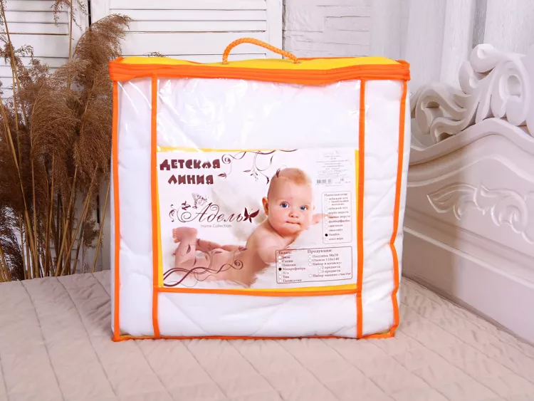 Одеяло "Бамбук" облегченное микрофибра (бел) детское