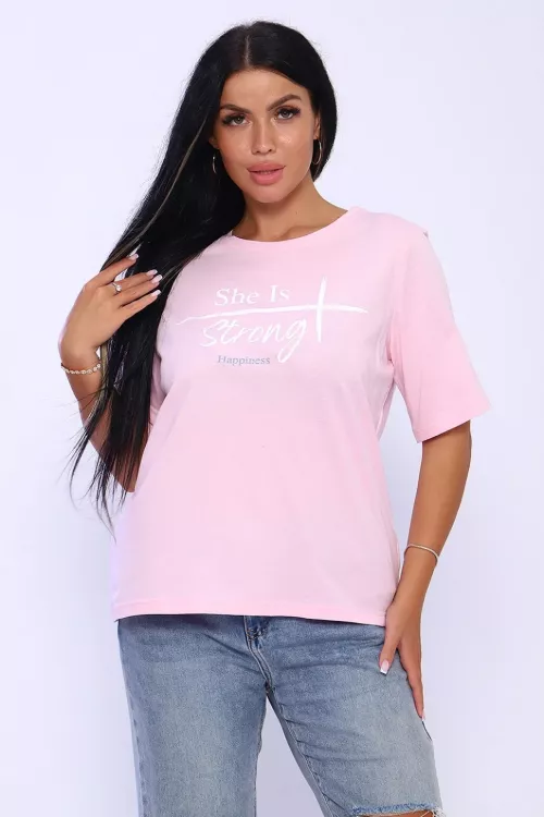 Футболка 80019 розовый последний размер