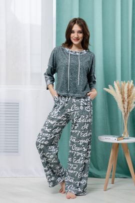 Костюм женский с брюками 495389
