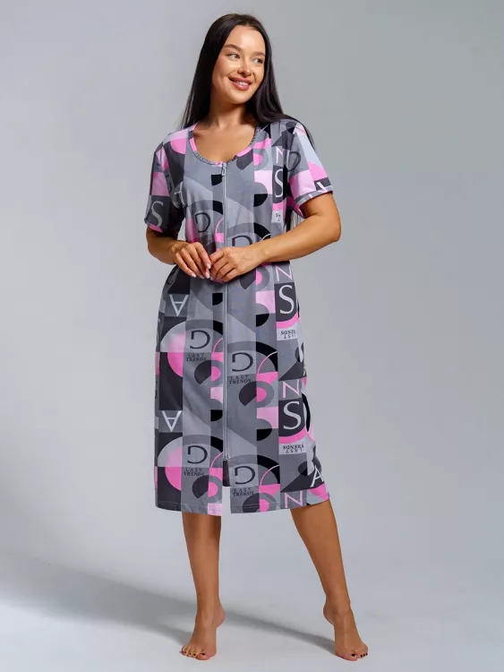 Грация(серый) халат