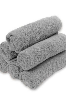 Салфетка махровая - Серый