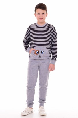 Пижама подростковая 11-029 (серый)