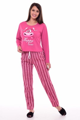 Пижама женская 1-193 (розовый) Бык