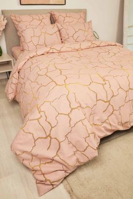 Пододеяльник бязь молния - Кракле, цвет пудра