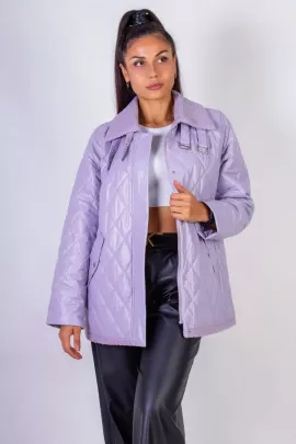 Куртка 8146 КЖ сиреневый последний размер