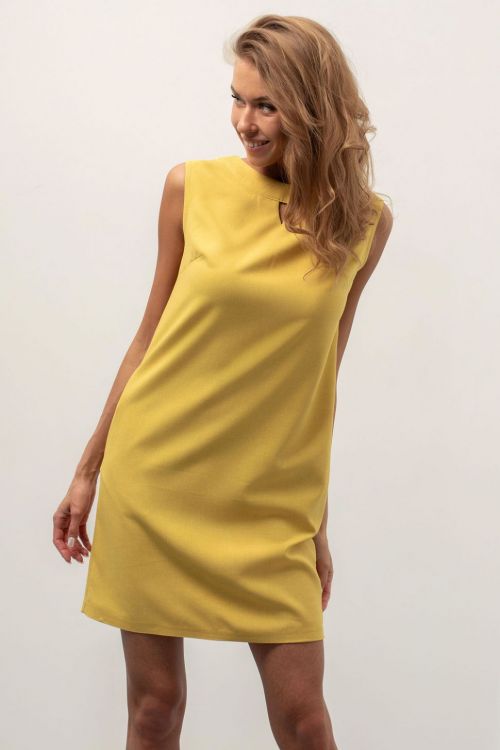Платье П241 желтый последний размер
