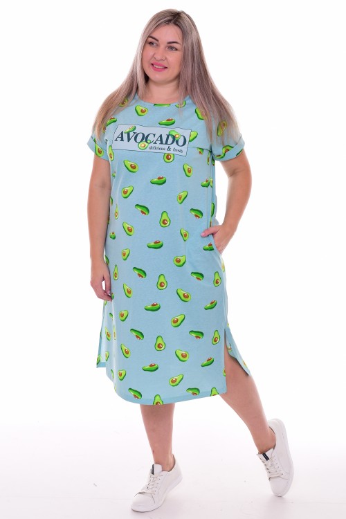 Платье женское 4-100а (ментол), Авокадо