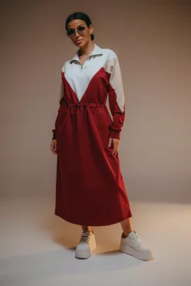 Платье женское 94856 (бордо)