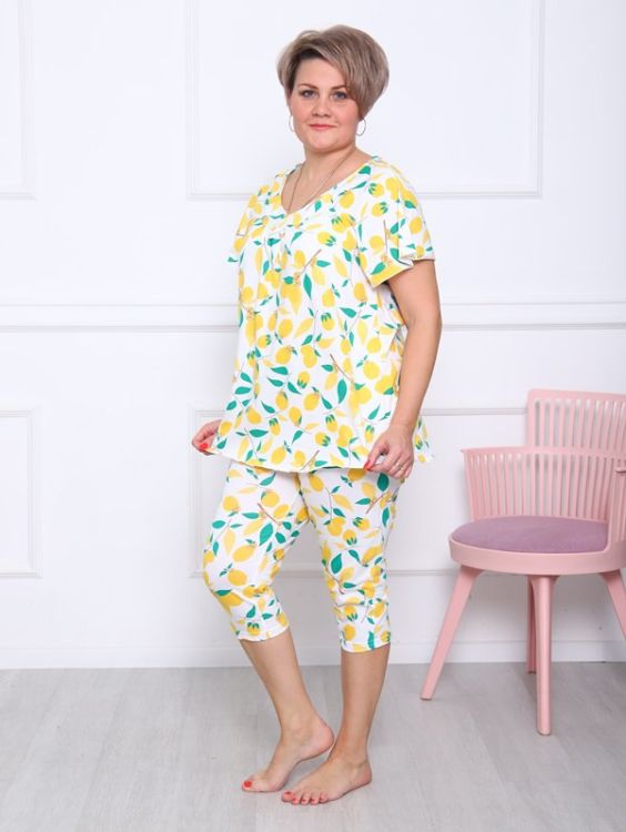 Пижама Марта Лимоны