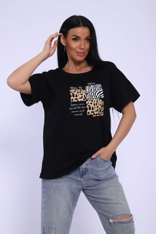 Футболка 153977 черный последний размер