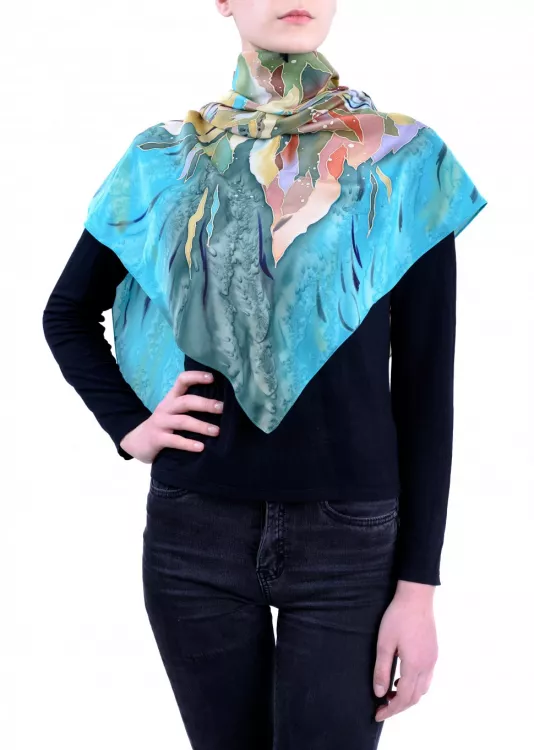 Платок Гербарий последний размер