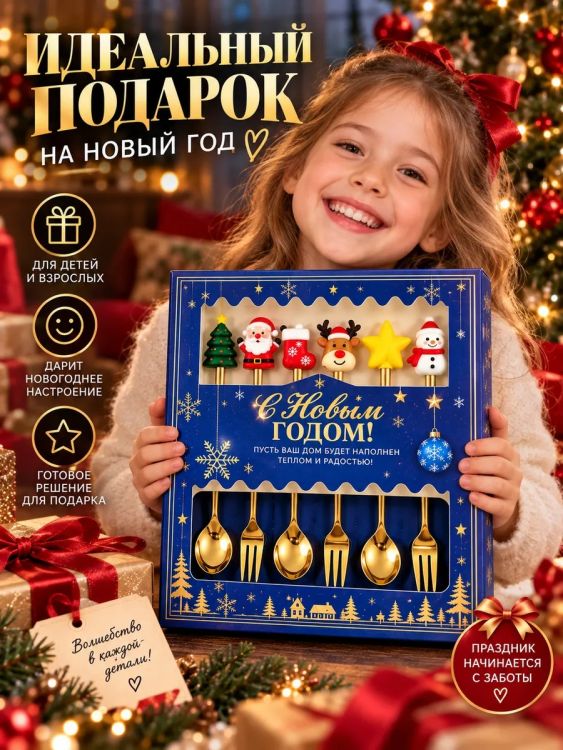 61417 Новогодний набор 4 предмета