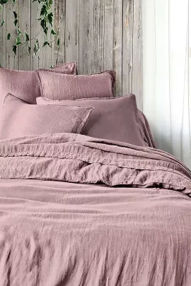 Постельное белье вареный хлопок - Розовый меланж