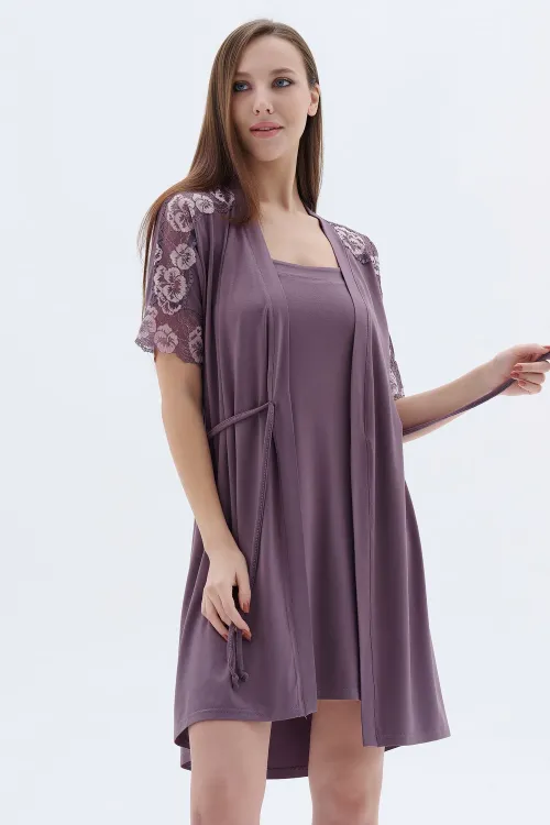 Халат женский 675283, вискоза, размеры 42-56