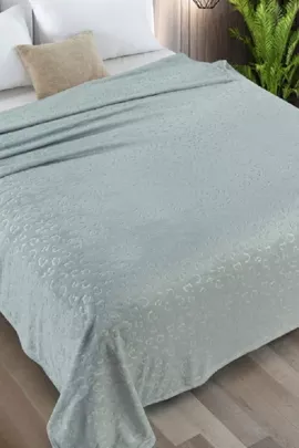 Покрывало плед велсофт жаккард ФЖ-595V