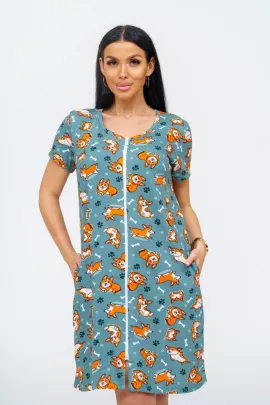 Корги(олива) халат