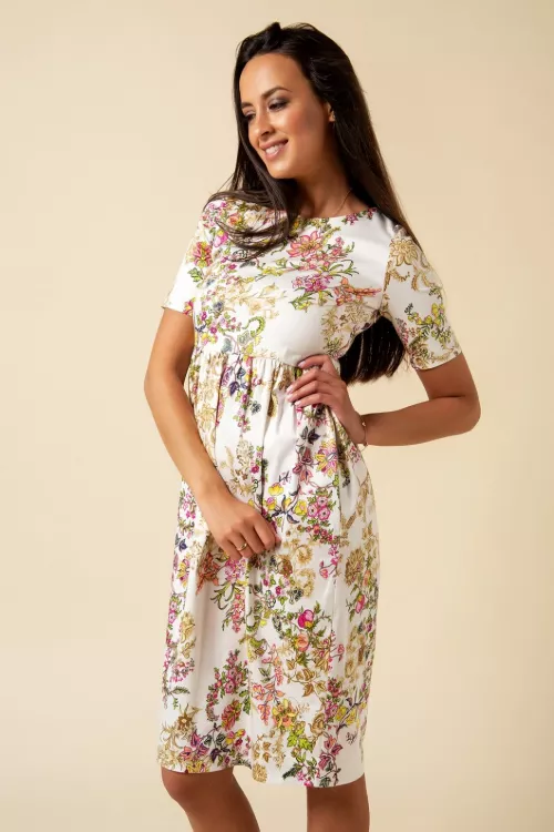 Платье 176 MLK молочный последний размер