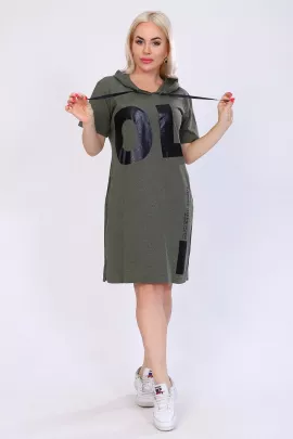 Туника 65004 хаки последний размер