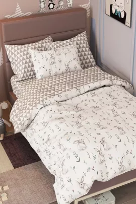 Зайчики КПБ поплин подростковый