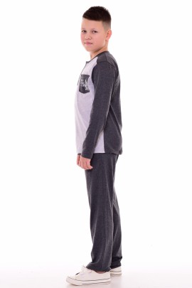 Пижама подростковая 11-041 (серый)