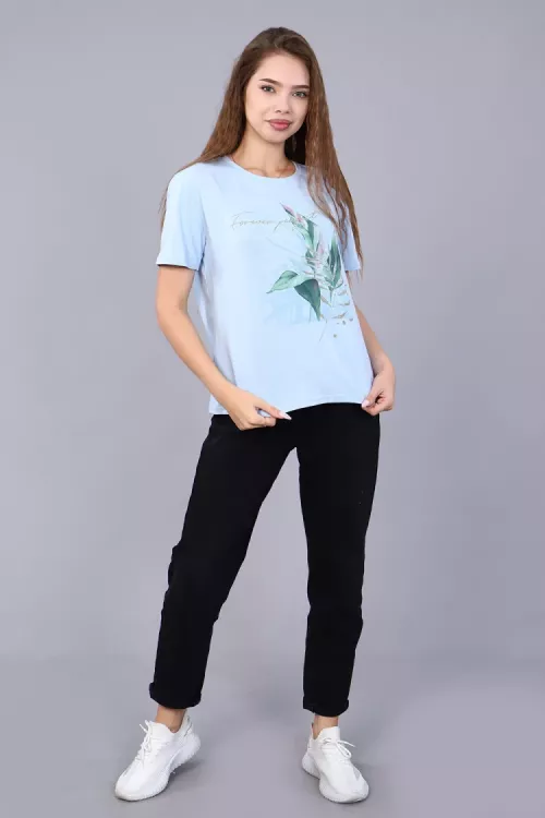 Футболка 24372 светло-голубой последний размер