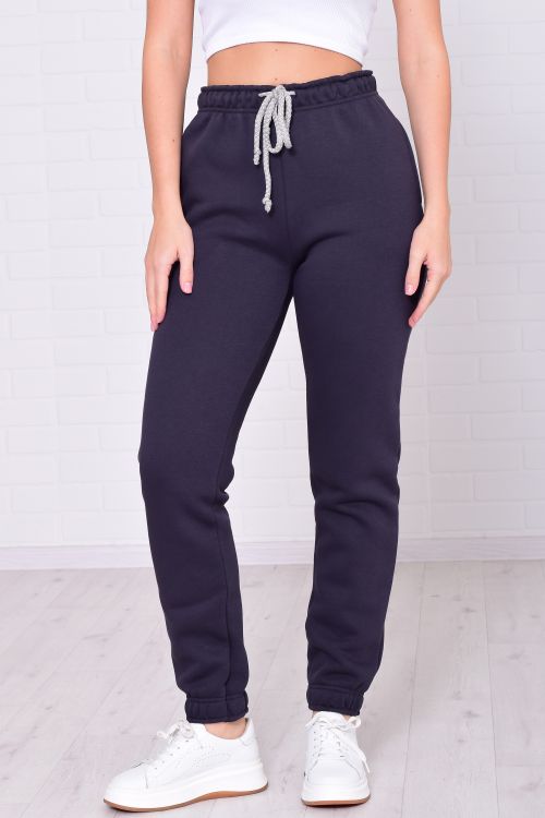 Брюки женские 8-040л (графит)