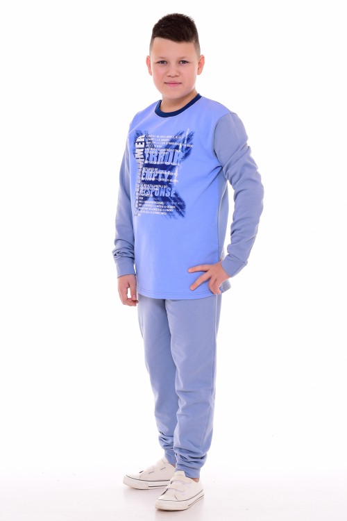 Пижама подростковая 11-045 (голубой)