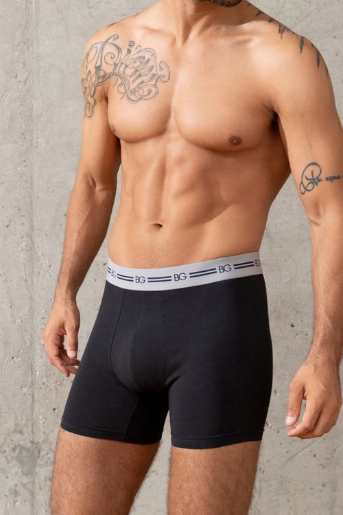 Трусы мужские набор BeGood UM1202B Underwear 3 шт. черный/темно-серый меланж/серый меланж последний размер