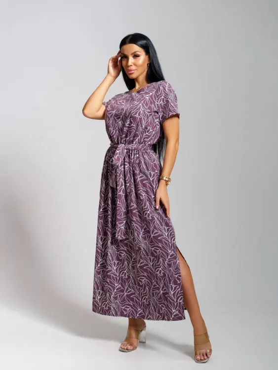 Белла(баклажан) платье