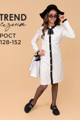 Платье для девочки вязанный трикотаж SP50119