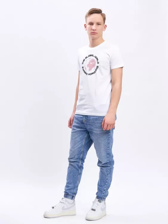 Футболка подростковая 88799 белый последний размер