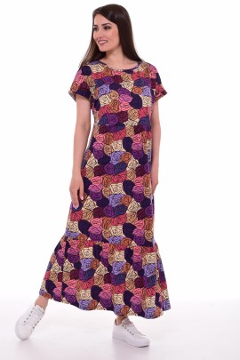 Платье женское 4-082а (фиолетовый)