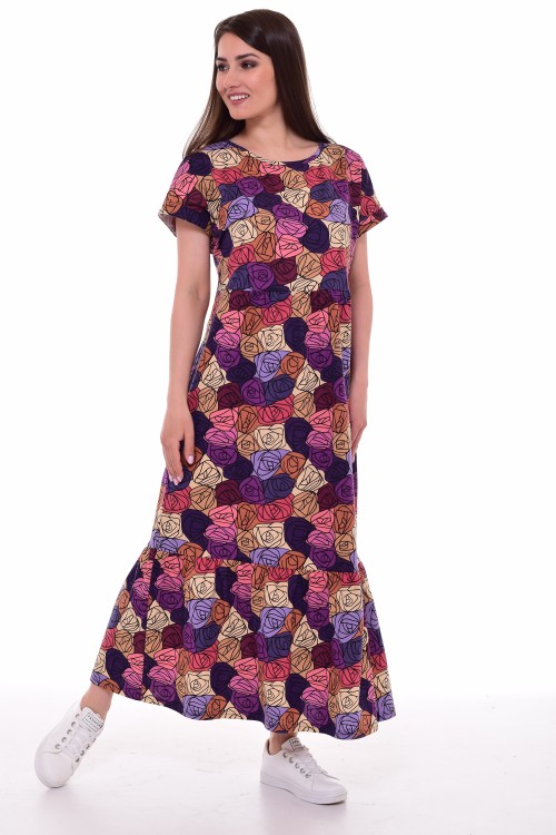 Платье женское 4-082а (фиолетовый)