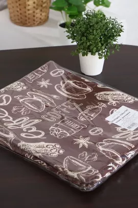Скатерть рогожка "Кофе"