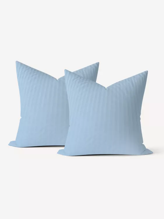 Комплект наволочек сатин страйп - Голубой