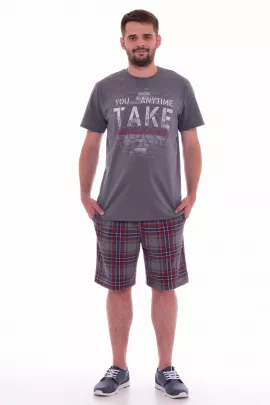 Пижама мужская 9-103 (серый), TAKE