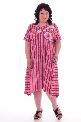 Платье женское 4-55а (розовый)