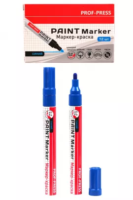 Маркер-краска СИНИЙ (МП-3088), 2-4 мм, нитро-основа